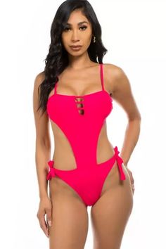 The one-piece bathing suit with a beautiful strapless heart shape top. Adjustable straps to tie on the back and extra straps if needed. Cut out on the side of the bathing to give it a sassy edge. Now available in black, white, green, mauve, and poppy. Crochet Woman, Women's Cover Up, White Green, Heart Shape, Bathing Suit