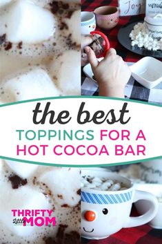 the best toppings for a hot cocoa bar