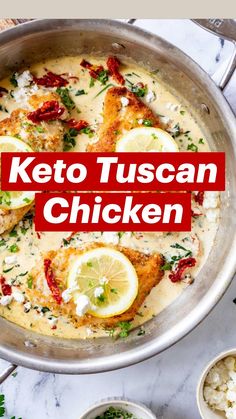 Keto Tuscan Chicken, Chicken Story, Stove Top Chicken, Chicken Kiev, Creamy Lemon Chicken, Seasoned Chicken, Tuscan Chicken, Instant Pot Recipes Chicken, Chicken Dinners