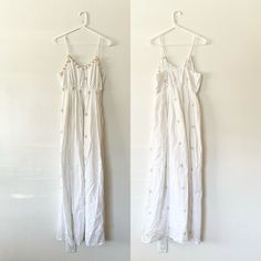 Nwt Raga Pom Pom Floral Embroidered Maxi Dress Size: Small Color: White Sample! - Spaghetti Strap - Lined - Pompom Lined Detail On The Chest - Side Zipper White Floral Embroidery Maxi Dress For Summer, White Floral Embroidered Maxi Dress For Summer, White Floral Embroidered Maxi Dress For Vacation, White Embroidered Maxi Dress For Spring, White Floral Embroidery Summer Maxi Dress, White Sleeveless Maxi Dress With Floral Embroidery, White Floral Embroidery Sundress Maxi Dress, Cream Maxi Dress With Lace Trim, White Cotton Maxi Dress With Lace Trim