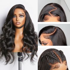 Glueless 7x6 closure HD Lace Body Wave Wig