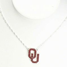 Oklahoma Sooners Rhinestone Necklace