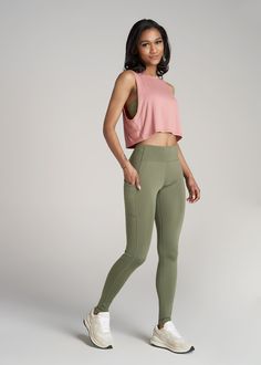 Women's Active Tall Leggings with Pockets | American Tall