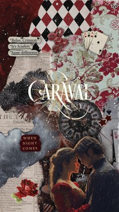 Caraval ❤️ Caraval Symbol, Caraval Art, Caraval Wallpaper, Caraval Stephanie Garber, Caraval Fanart, Caraval Aesthetic, Caraval Series, Caraval Book, Stephanie Garber