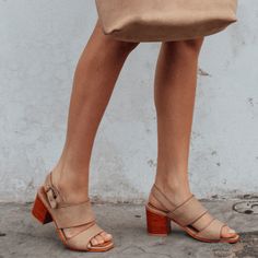 Adelante Women's- Block Heel Sandal-Leather-The Serena- Made-to-order – Adelante Shoe Co. Leather Heels Sandals, Block Heel Sandals, Heeled Sandal, Leather Block Heels, Modern Square, Heel Sandal, Handcrafted Leather, Block Heels Sandal, Handmade Shoes