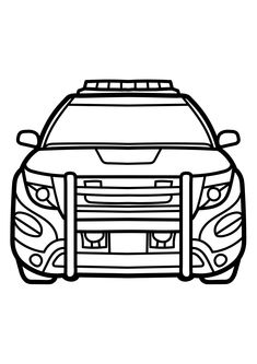 a black and white drawing of a car with the hood up, on a white background