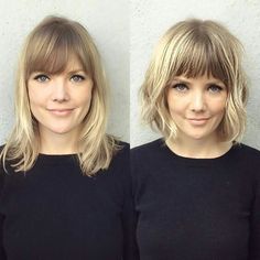 Dunner Wordend Haar, Hair Length Chart, Popular Short Hairstyles, Oval Face Hairstyles, Chin Length Hair, Medium Short Hair, Bob Hairstyles For Fine Hair, Hair Styles 2017, Long Bob Hairstyles