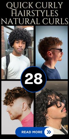 Get inspired with quick and easy curly hairstyles that can be done in minutes. Perfect for managing and styling curly hair on the go. #CurlyHairstyles #QuickHair #EasyCurls #CurlyHairSolutions Quick Curly Hairstyles Natural Curls, Curly Hairstyles Natural Curls, Curly Hairstyles Natural