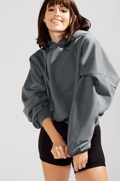 It's like wearing your boyfriend's hoodie... except better. Designed to feel like the ultimate warm hug, this oversized hoodie will be your new can’t-live-without. Boyfriend's Hoodie, Cloud Hoodie, Cloud Fabric, Baggy Hoodie, Boyfriend Hoodie, Body Reference Poses, Figure Poses, Poses References, Warm Hug