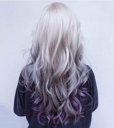 Purple Balayage, Colour Hair, Grey Ombre, Barbie Stuff