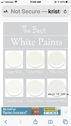 the best white paints on the app