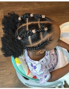 Hairstyles For Black Toddlers, Natural Hairstyles For Black Kids, Kiddie Hairstyles, Easy Natural Hairstyles, Braided Hairstyles For Black Kids, Children Hairstyles, Daughter Hairstyles