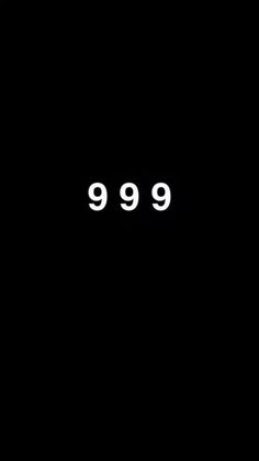 a black background with the words 999 on it