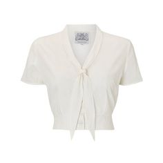 Seamstress Of Bloomsbury 1940's Authentic Cream Dome Buttoned Clarice... (€43) ❤ liked on Polyvore featuring tops, blouses, crop tops, shirts, white crop shirt, shirt blouse, white blouse and white top White Crop Blouse, Shirt Crop Top, Shirts Crop, White Shirt Blouse, White Crop, Crop Blouse, Mode Vintage, White Crop Top