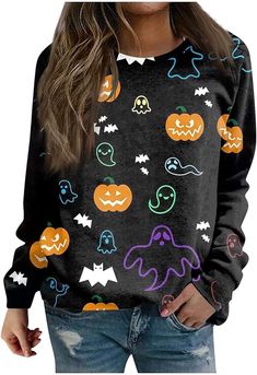 #halloween #pumpkin #pumpkincarving #pumpkinaesthetic #aesthetic #cute #october #halloweenaesthetic #autumn #gilmoregirls #gilmoregirlsautumn #twilight #trickortreat #pumpkindecor #tiktok #Spider-Man #MilesMorales #SpiderMan Hoodies Y2k, Japanese Hoodie, Halloween Costumes For Women, Halloween Clothes, Women Sweatshirt, Sweatshirt Women, Cute Sweatshirts, Loose Fitting Tops, Branded Sweatshirts