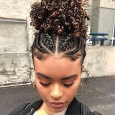 Κούρεμα Bob, Cute Natural Hairstyles, Natural Hair Transitioning, Transitioning Hairstyles, Natural Hair Updo