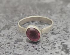 Handmade and one of a kind pink tourmaline ring. The ring is sterling silver and is finger size 7. Pink Tourmaline Ring, Tourmaline Ring, The Ring, Pink Tourmaline, Druzy Ring, Tourmaline, Silver Jewelry, Silver Rings, Size 7