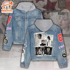 Taylor Swift Kansas City, 1989 Taylor's Version, Hood Jacket, Hooded Denim Jacket, Kansas City Chiefs, Premium Denim, Denim Fabric, Timeless Style, Denim Women