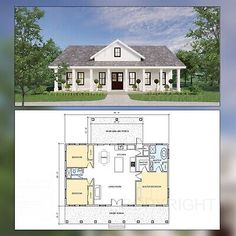 the floor plan for this two story house is shown in blueprints and has three windows