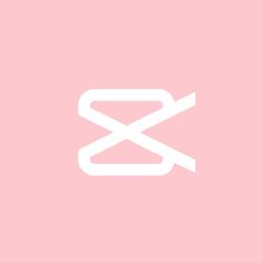 a pink background with the letter s in white on it's left side and an x at the top