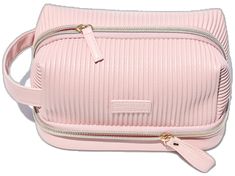 Trendy Travel Cosmetic Bag With Zipper Closure, Functional Pink Portable Cosmetic Bag, Trendy Travel Cosmetic Bag With Zipper Pocket, Large Capacity Functional Cosmetic Pouch, Versatile Pink Bag With Zipper Pouch, Travel Cosmetic Bag With Zipper Closure, Multifunctional Portable Cosmetic Bag, Multifunctional Portable Cosmetic Bag For On-the-go, Versatile Pink Cosmetic Bag With Zipper Closure