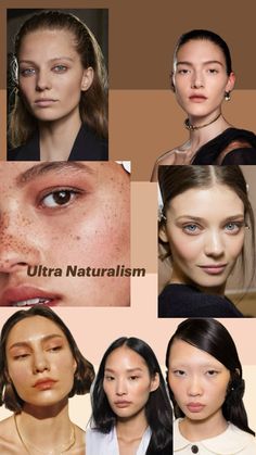 Pics of models with very natural makeup and fresh skin Makeup Trends