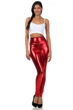 Sakkas high rise ultra bold color leggings designed and manufactured in USA Size Type: S, M, L, XLSize:Small: (US Size 2-4 , Inseam 27" )Medium: (US Size 6-8, Inseam 28")Large: (US size 10-12, Inseam 28")XL: (US size 14-16, Inseam 29")2X: (US size 16W-18W, Inseam 29")3X: (US size 18W-20W, Inseam 30")Department: Women'sOutfits Type: LeggingsFit Type: High Waist, Slim FitMaterial: 90% Polyester 10% SpandexMaterial Opacity: ShinyWash Care: Hand Wash Cold. Line Dry.Pattern: SolidOccasion: Party, Dis Evening Scarf, Metallic Leggings, Liquid Leggings, Red Leggings, Shiny Leggings, Women Halloween, Leggings Sale, Caftan Dress, Fashion Inspiration Design