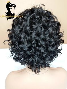 deep wave wig Pixie Lace Front Wigs, Pixie Wigs, Brazilian Lace Front Wigs, Deep Wave Wig, 1940s Shoes, Full Lace Wig Glueless, Hd Lace Wigs, Curly Lace Wig, Wigs Short