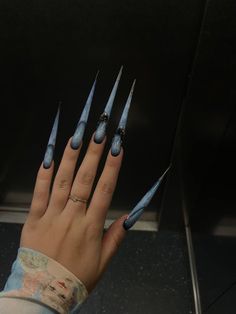 Long Stiletto Nails, Alt Clothes, Stiletto Nail Art, Long Stiletto, Money Makers