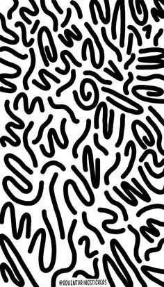 an abstract black and white background with lots of small letters in the shape of numbers