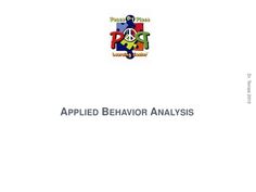 the logo for applied behavior analysis