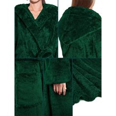 Premium Womens Plush Soft Robe with Hood by PAVILIA Made of fluffy faux shearling to give a cozy feel, our robe is super soft, lightweight, yet warm at the same time. Comes with a waist strap so you can adjust for perfect fit and 2 side pockets to keep all your essentials! The hooded robe is constructed with 260 GSM of high quality microfiber polyester that is soft to touch, easy to care for, and lightweight at the same time. Available in various popular colors to keep you warm and cozy around y Green Comfortable Winter Outerwear, Green Cozy Fit Winter Outerwear, Cozy Fit Green Winter Outerwear, Hooded Green Outerwear For Loungewear, Green Hooded Outerwear For Loungewear, Robe With Hood, Soft Robes, Hooded Robe, Popular Colors