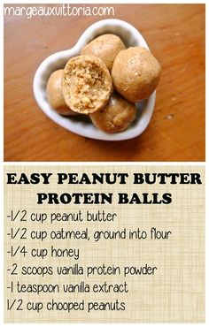 an easy peanut butter protein ball recipe