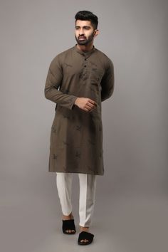 Long Kurta, Men Fashion Casual Shirts, Formal Mens Fashion, Cotton T Shirts, Fashion Suits For Men, Groom Outfit, Mens Fashion Casual Outfits