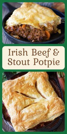 Ground Beef Carrots, Irish Dinner Recipes, Potpie Recipe, Food Food Recipes, Irish Dinner, Irish Recipes Authentic, Irish Cooking, Irish Dishes, Irish Beef