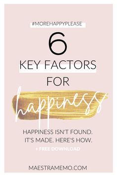 How to find happiness? Make your own, girl. I flipped the script on happiness and reverse-engineered it for you. Discover the 6 Key Factors to happiness and get the FREE weekly happiness tracker to check your progress. #happiness #morehappiness #becominghappy #feelinghappy #personaldevelopment #feelingblue #winterblues #beatingtheblues #positivevibes #transformation #growthmindset How To Find Happiness, Better Lifestyle, Happiness Challenge, Personal Growth Motivation, Building Self Esteem, Find Happiness, Happier Life