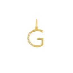 The newest addition to your jewelry box is here and this one will definitely be a staple! This new Initial Charm is sprinkled with just the right amount of diamonds. From day to night and even in your favorite Little black dress, this initial charm is elevated and bold. Wear one at a time or combine with your initials or your loved ones! Available in 14K Yellow, White & Rose gold. 

Size: 12mm (H)
Approx. 0.06cts each pave set diamonds
High 
Quality G-H Color VS2-SI1 Clarity Natural Diamond

Sol Gold Sprinkles, One At A Time, Metal Letters, Gold Piece, Noodle Recipes, Children In Need, To Night, Initial Charm, White Rose Gold