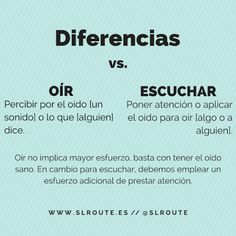 two different types of words in spanish and english