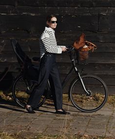 Breton Tops Are Back, and These Are the 22 Best Outfits | Who What Wear Striped Top Outfit, Breton Shirt, Anouk Yve, Breton Top, Classic Loafers, Breton Stripes, Slip Skirts, Stripe Outfits, Monochrome Fashion