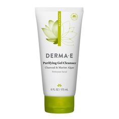 The Derma-E Purifying Gel Cleanser is great for cleansing pores of dirt, excess oils, makeup, and environmental pollution. Derma E, Healthy Hydration, Facial Cleansers, Aloe Leaf, Glowing Complexion, Gel Cleanser, Beauty Stuff, Activated Charcoal, Cleansing Gel