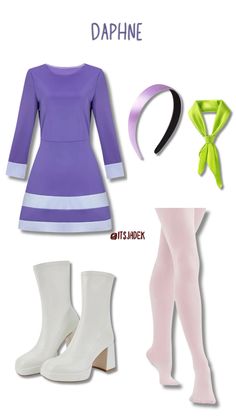 #daphne #daphnecosplay #scoobydoo #costume #costumesforwomen #halloween #halloweencostumeideas Pg Halloween Costumes, Dafne Costume Ideas, Halloween Costumes Aesthetic Solo, Daphne Outfit Aesthetic, Daphne Scooby Doo Halloween Costume, Halloween Costume For Gingers, Scooby Doo Costumes Daphne, Scobby Dobby Doo Costume, Simple Halloween Outfit Ideas