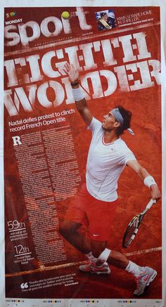 a man holding a tennis racquet on top of a tennis court