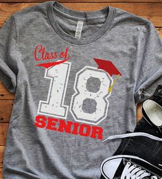 Senior High School Graduation, Senior Class Shirts, Grad Shirts, Class Shirts, Arts And Crafts House