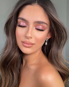 Trucco Glam, Pink Wedding Makeup, Maquillage Yeux Cut Crease, Birthday Makeup Looks, Mekap Mata, Pink Eye Makeup, Smink Inspiration, Braut Make-up