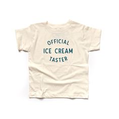 Are you a connoisseur of ice cream? Do you consider yourself somewhat of an expert in ice cream? Then this tee is for you. Please enjoy your new title.  This tee is 100% cotton, dark teal ink Cute Pullovers, Fries Before Guys, Stay Kind, Ice Cream Shop, Kids Home, Dark Teal, 로고 디자인, Kids T Shirts, To My Daughter