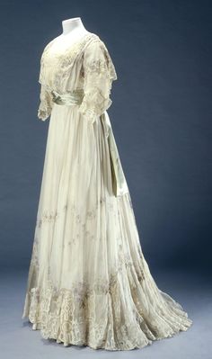 20th Century Dress, Dress 1900, Old Dress, Century Dress, Afternoon Dress