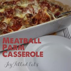 Keto Meatball Casserole, Deep Dish Pizza Casserole, Pumpkin Recipes Keto, Meatball Parmesan, Meatballs Baked, Keto Italian, Parmesan Casserole, Meatball Casserole, Low Carb Meatballs