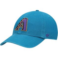 Show off your favorite team with some old school flair! This '47 Logo Cooperstown Collection Clean Up hat showcases your favorite Arizona Diamondbacks look from the past. Everyone is sure to know your dedication to the Arizona Diamondbacks goes way back when they see you in this cool cap. Brand: '47 Officially licensed Imported Curved bill One size fits most Surface washable Six panels with eyelets Embroidered graphics with raised details Adjustable fabric strap with snap buckle Low crown Unstru Throwback Game Day Hat With Curved Brim, Game Day Throwback Hat With Curved Brim, Throwback Curved Brim Hat For Game Day, Throwback Fan Gear Hat With Curved Brim, Throwback Curved Brim Hats For Fan Gear, Arizona Diamondbacks Logo, Diamondbacks Logo, Best Valentine's Day Gifts, Arizona Diamondbacks