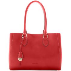 Sleek and Chic   This sleek tote, crafted in Italy from fine grain Italian leather, can be dressed up or down for any occasion. Plain White Sneakers, Gray Handbags, Satchel Tote, Dooney And Bourke, Dooney Bourke Handbags, Dooney & Bourke, Everyday Bag, Leather Hobo, Leather Tote Bag