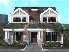 Bloxburg Architecture, Floral House, House Decorating Ideas Apartments, Simple Bedroom Design